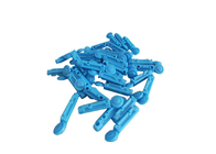 Tipo azul lanceta da torção da cor das lancetas 30g de aço inoxidável descartáveis
