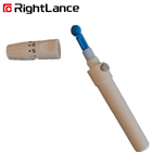 Lanceta reusável Pen For Finger Pricker Glucometer da gama do tampão da torção